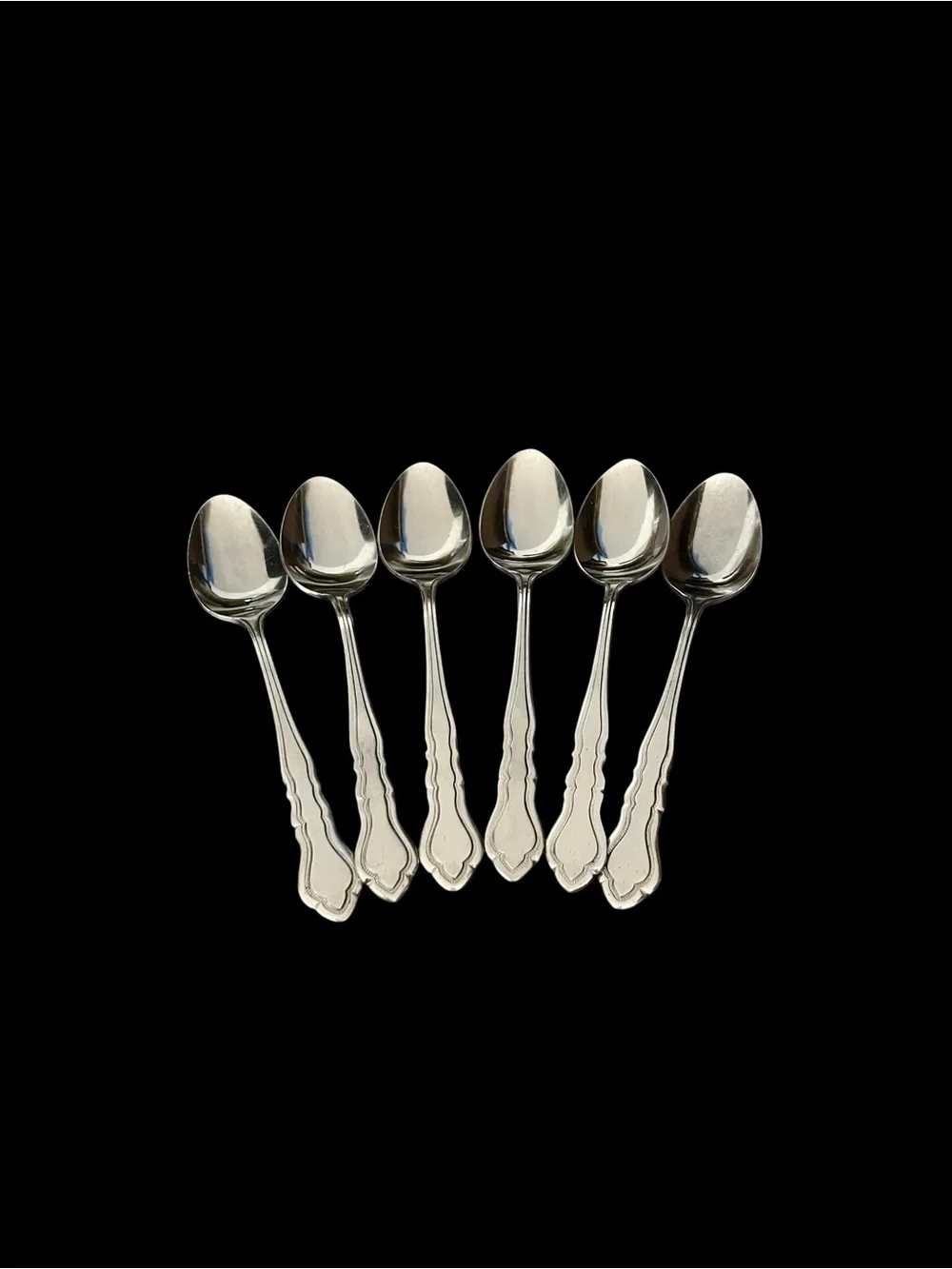 Reed & Barton Carriage Rebacraft Stainless Flatware Vintage - Set of 6 Teaspoons